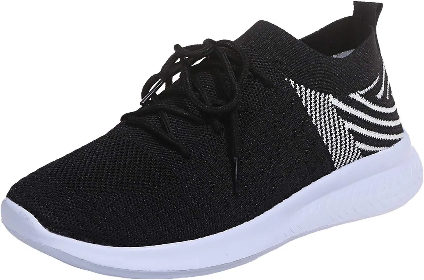 SBGMoSJ Business Casual Women Wide Sneakers Comfy Shoes for Women Slip On Dressy Womens Shoes Casual Fall Slip Ons Gym Shoes for Women Workout Size 12 Womens Black Sneakers Size 8 1/2