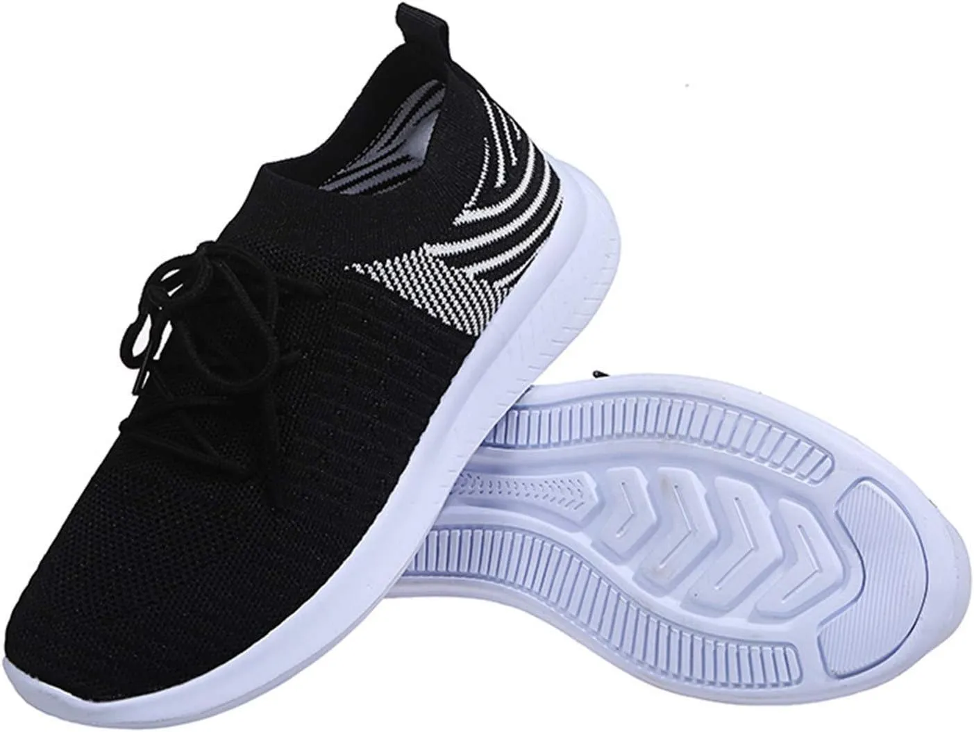 SBGMoSJ Business Casual Women Wide Sneakers Comfy Shoes for Women Slip On Dressy Womens Shoes Casual Fall Slip Ons Gym Shoes for Women Workout Size 12 Womens Black Sneakers Size 8 1/2