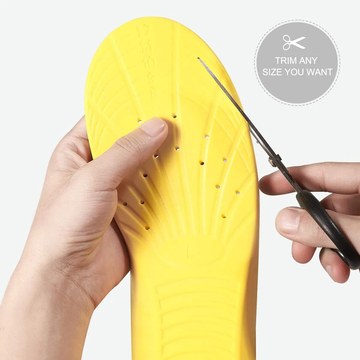 Shoes Inserts Memory Foam Insoles Shock Absorption Pain Relief Plantar Fasciitis Arch Supports Breathable PU Sports Feet Insoles for Men Women and Kids,1 Pair (S（Women 5-6/ Kids 2-5）)