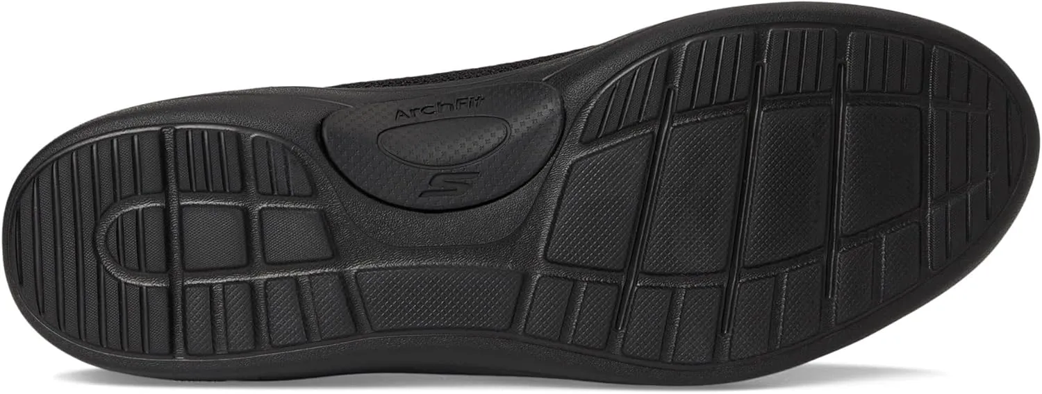 SKECHERS Women's On-The-go Arch Fit Inspire Ballerina W/Bow Ballet Flat