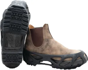 Slick Grip Traction Cleats - Large, Non-Marking Thread, Fits M10.5-13- TPE Made, Easy On/Off - Protect Against Slips & Falls