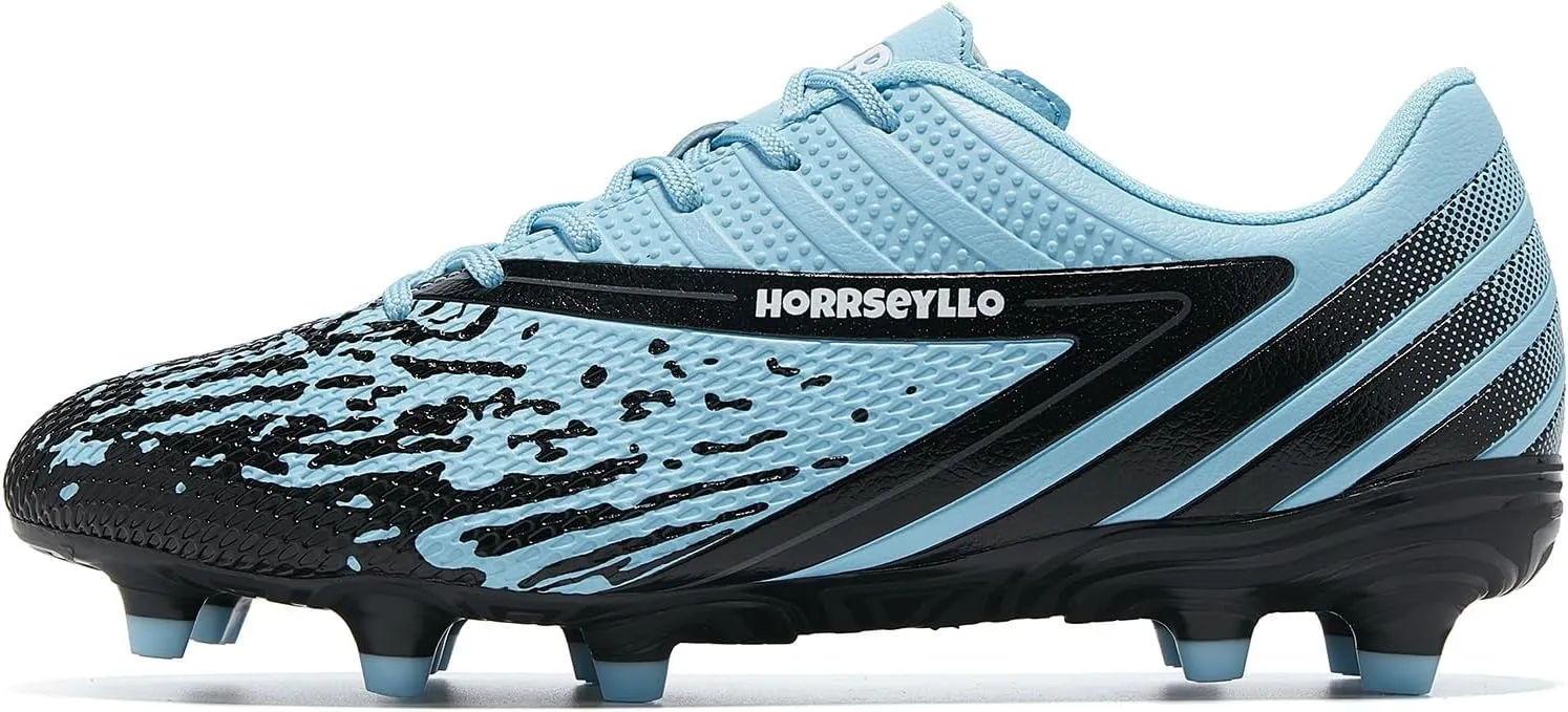 Soccer Cleats for Men and Women Professional Football Training Shoes Outdoor Durable Firm Ground Lightweight Adult Rugby Boots