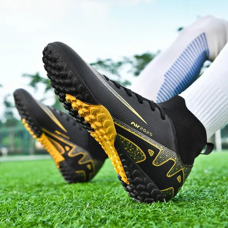 Soccer Cleats for Mens Womens Indoor Soccer Shoes Adult AG FG TF Football Boots Wide Training Sneaker