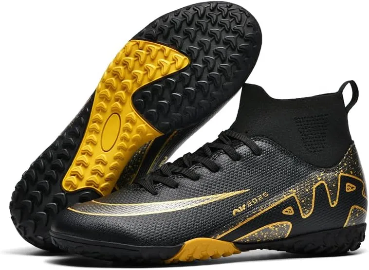 Soccer Cleats for Mens Womens Indoor Soccer Shoes Adult AG FG TF Football Boots Wide Training Sneaker