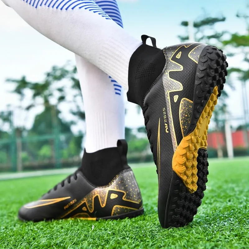 Soccer Cleats for Mens Womens Indoor Soccer Shoes Adult AG FG TF Football Boots Wide Training Sneaker
