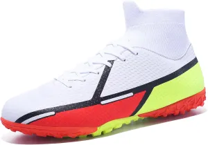 Soccer Cleats Indoor Soccer Shoes Mens Womens Anti Slip High Top Outdoor Grass Turf Football Cleats