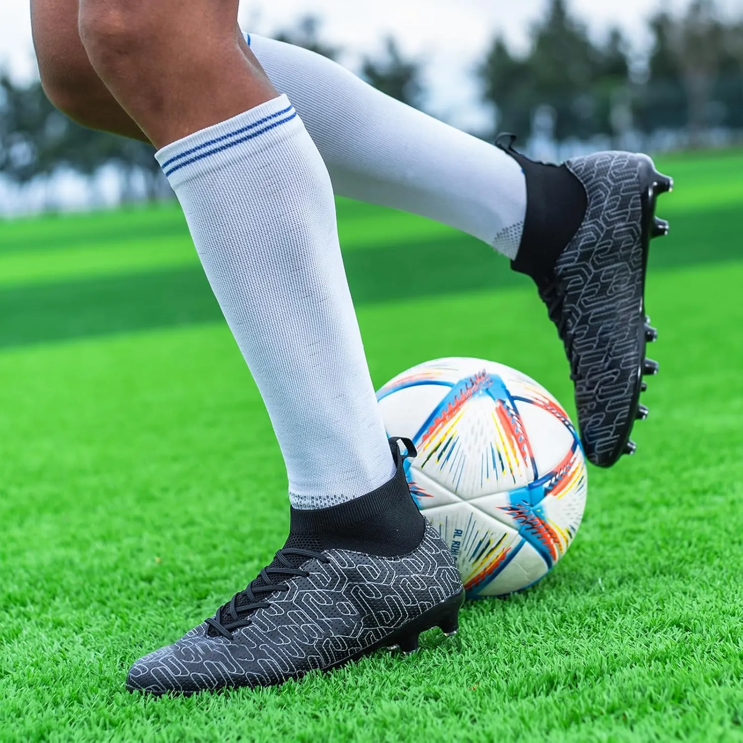 Soccer Cleats Mens Soccer Shoes for Big Boys Football Cleats Men