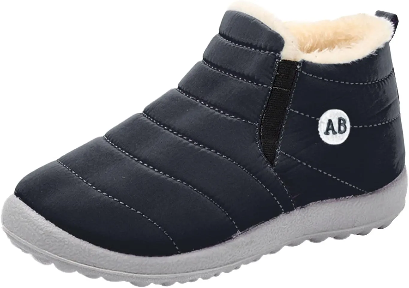 Sorely Snow Boots Girls Childrens Winter Fleece Childrens Boots Flat Splashing Girls Leather Dress Boots