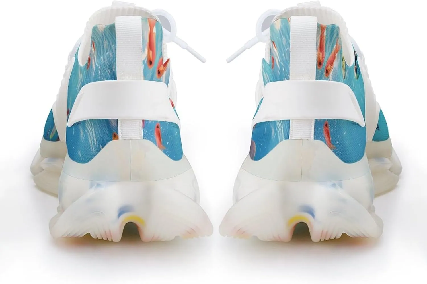Turtles Fish Coral Tropical Ocean Men's Running Shoes Lightweight Walking Shoe Breathable Sneaker