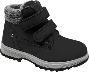TZJS Kids' Hiking Work Boots for Boys Girls, Waterproof Outdoor Ankle Boots with Hook and Loop