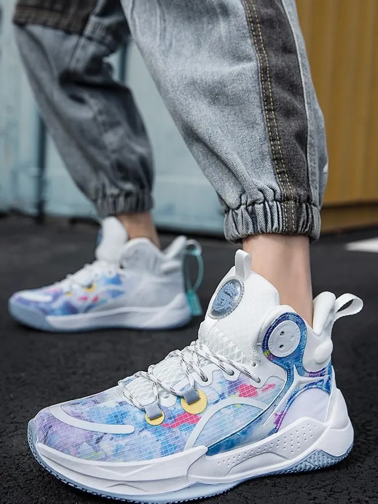 Unisex's Basketball Shoes Men's Women's Child Boy's Girl's Youth Student Athletic Casual Heightening Breathable Wear-Resistant Single Cool Casual Walking Work Anti Slip Sports Sneakers