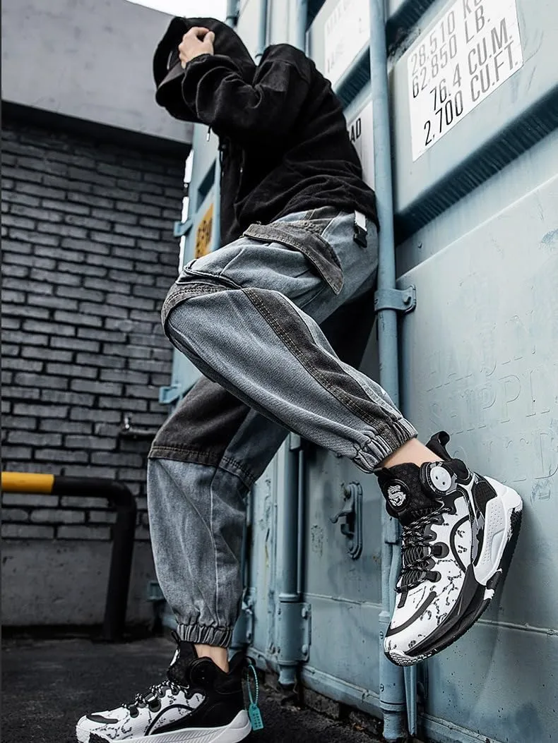 Unisex's Basketball Shoes Men's Women's Child Boy's Girl's Youth Student Athletic Casual Heightening Breathable Wear-Resistant Single Cool Casual Walking Work Anti Slip Sports Sneakers
