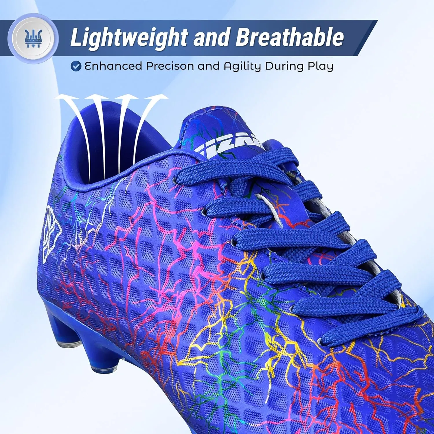 Vizari Zodiac Firm Ground Soccer Cleats for Boys and Girls | Lightweight & Durable Football Shoes with Molded TPU Outsole | Youth Cleats with Secure Lace-Up Closure for Maximum Traction & Performance