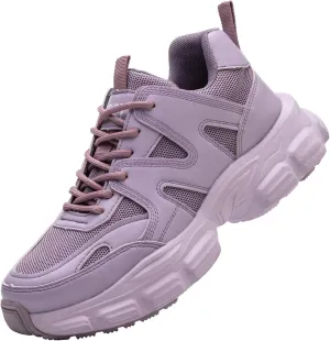 Walking Shoes Women Arch Support Brown Casual Shoes Black Platform Sneaker Women's Soft Sole Mesh Comfort Orthopedic Slip On Tennis Shoe Loafers Casual Slip On