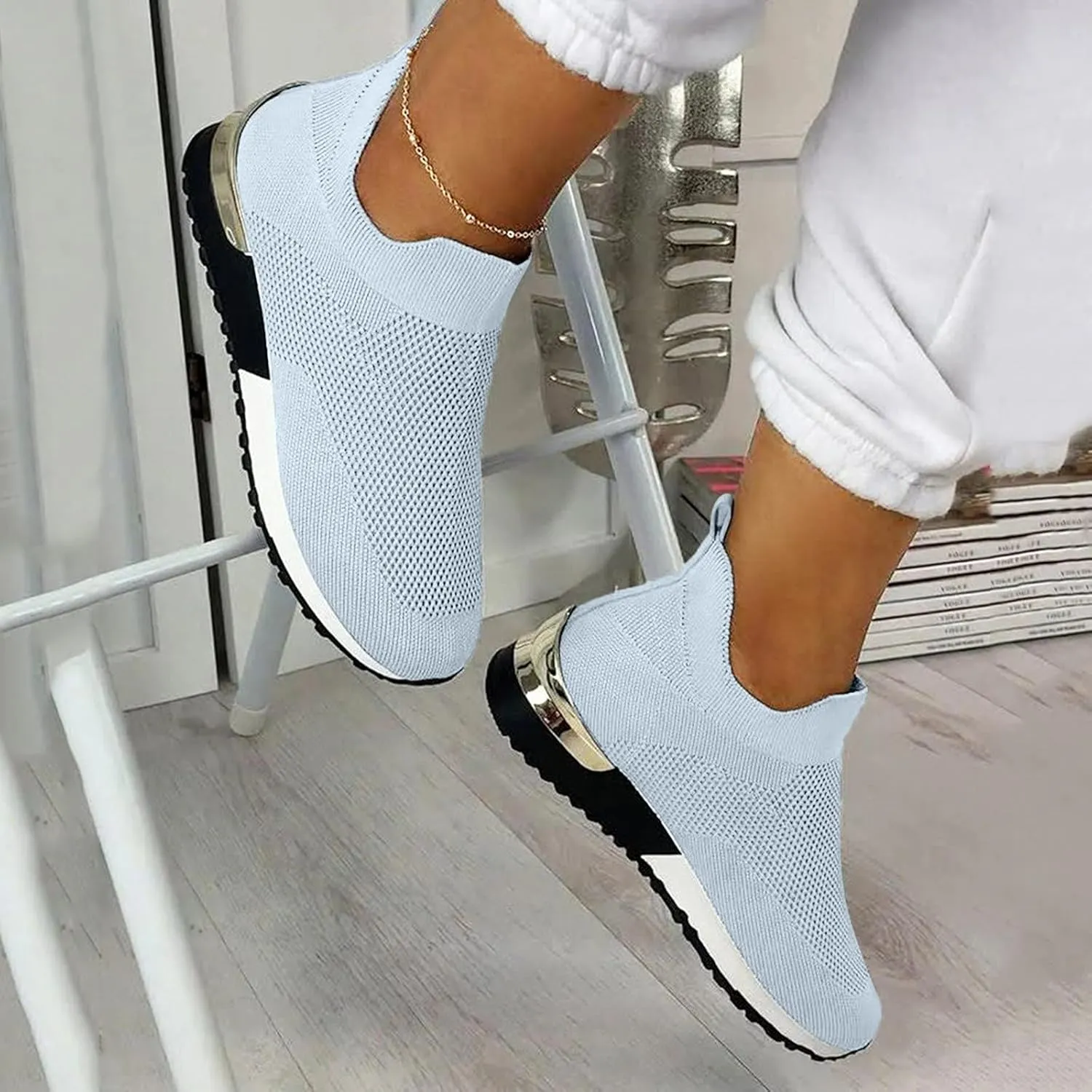 Walking Shoes Women Mesh Women's Shoes Casual Fashion Sneakers 2025 Comfortable Orthopedic Sandals High Top Basketball Shoe Loafers Casual Slip On