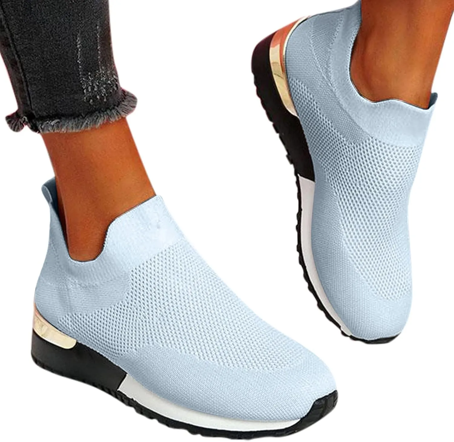 Walking Shoes Women Mesh Women's Shoes Casual Fashion Sneakers 2025 Comfortable Orthopedic Sandals High Top Basketball Shoe Loafers Casual Slip On