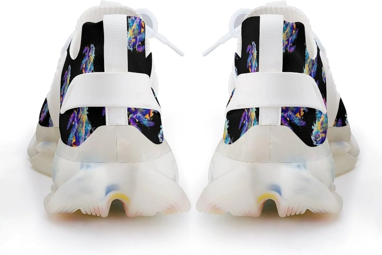Watercolor Sea Turtle Men's Running Shoes Lightweight Walking Shoe Breathable Sneaker