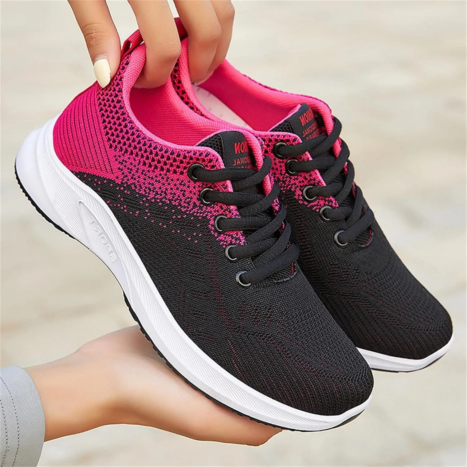 Wedge Sneakers for Women Size 11 Wide Walking Shoes Women Comfort Wide Walking Shoes for Women with Arch Support Wide Width Wide Toe Box Gym Shoes Women Tenis Antideslizante para Mujer De Cocina