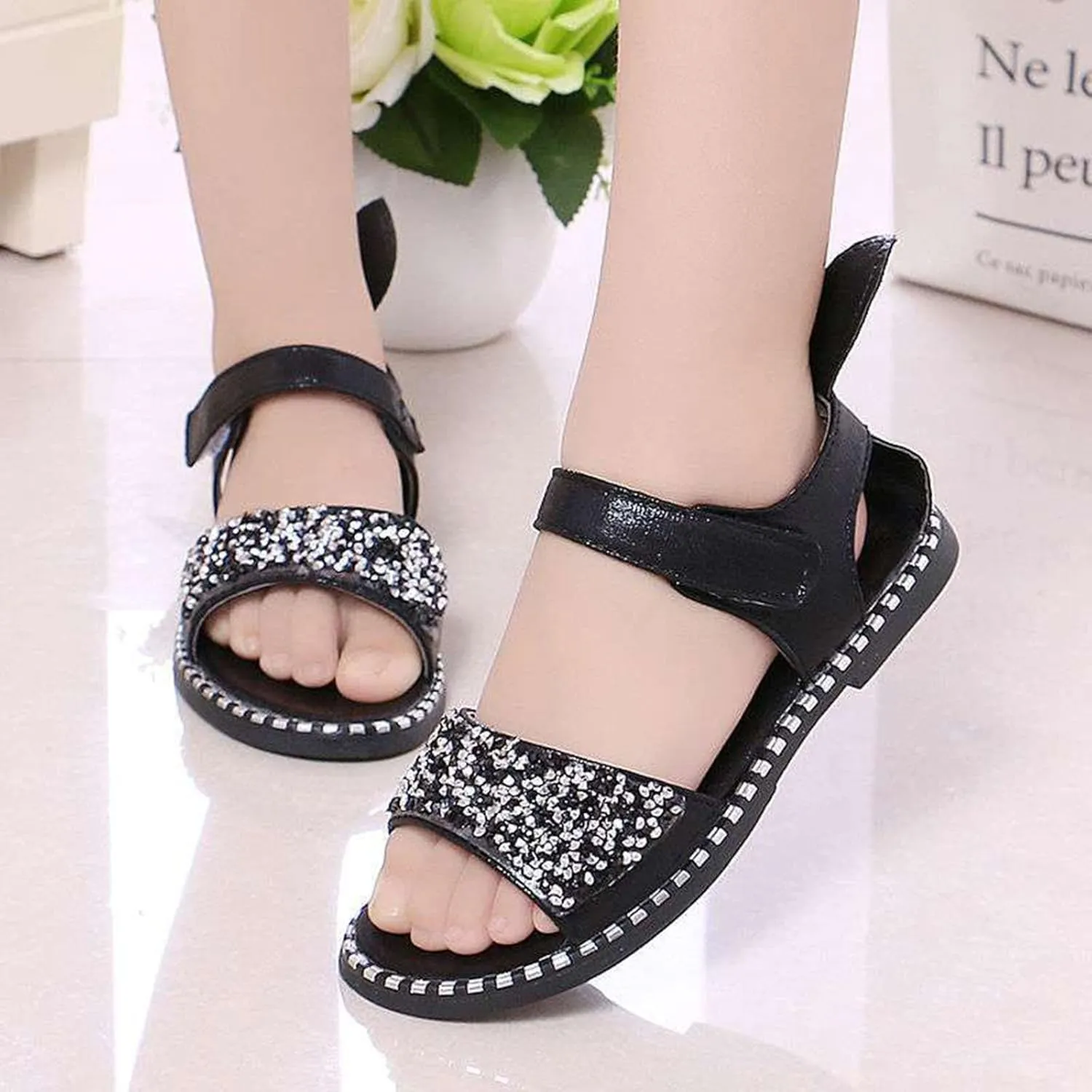 Wee Squeak Boots Toddler Pearl Girl Dress Shoes Sandals Girl Ballet Flats Belle Slippers for Toddler Girls