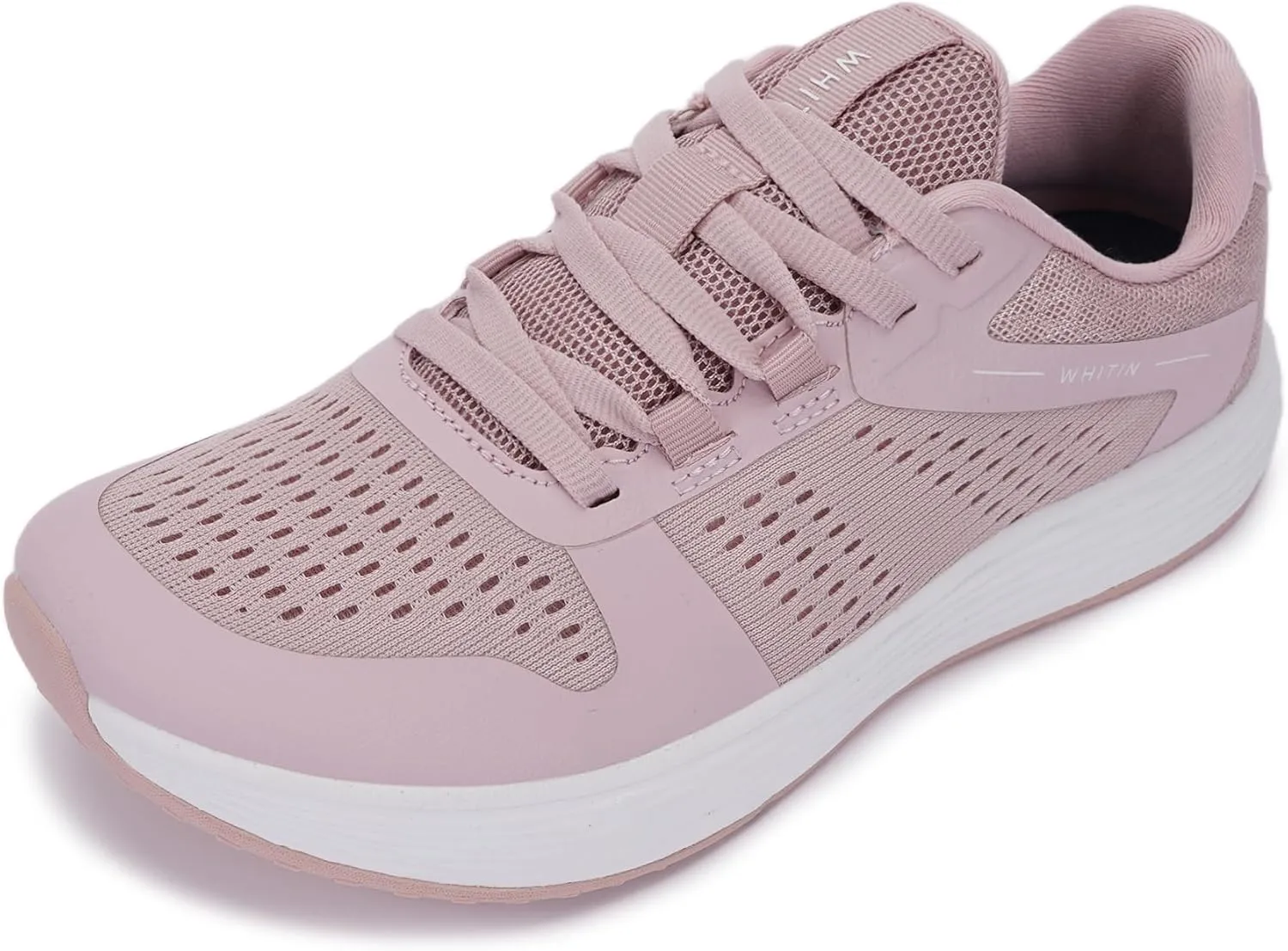WHITIN Women's Wide Toe Box Road Running Shoes   Zero Drop with Durable, Protective Upper