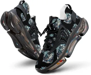 Wolf and Deer Men's Running Shoes Lightweight Walking Shoe Breathable Sneaker