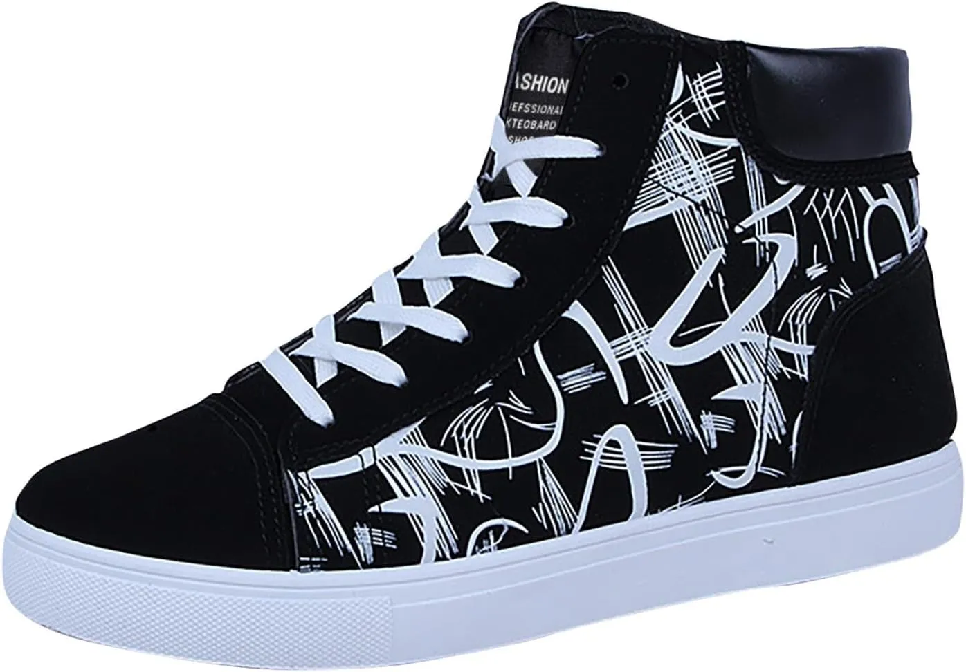 Womens High Tops Sneakers Zapato Antiderrapante para Mujer De Trabajo Black and White Gym Shoes Women Women's Wide Width Slip On Sneakers Zapatos De Trabajo OrtopéDicos para Alivio Del Dolor De Mujer