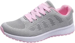 Women's Lace Up Walking Running Shoes Tennis Casual Womens Tennis Shoes Jogging Women's Shoes Casual Black Sneakers Slip On Tennis Shoe Trainers Shoe
