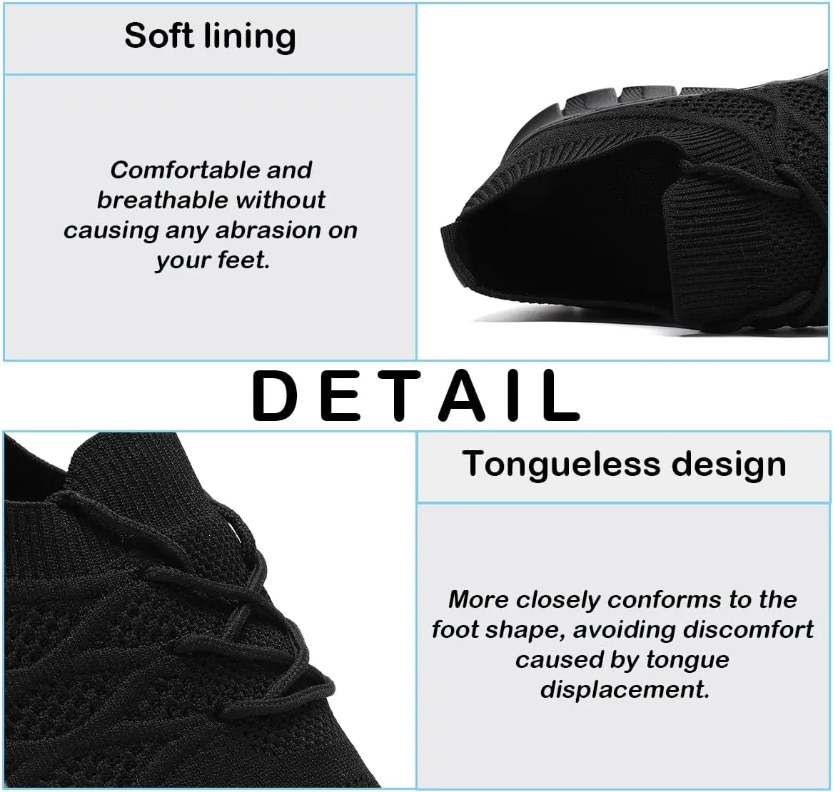 Womens Lightweight Road Running Shoes Slip On Walking Sneakers Suitable for Outdoor Sports Gym and Daily Wear All Day with Breathable Upper and Elastic Sole