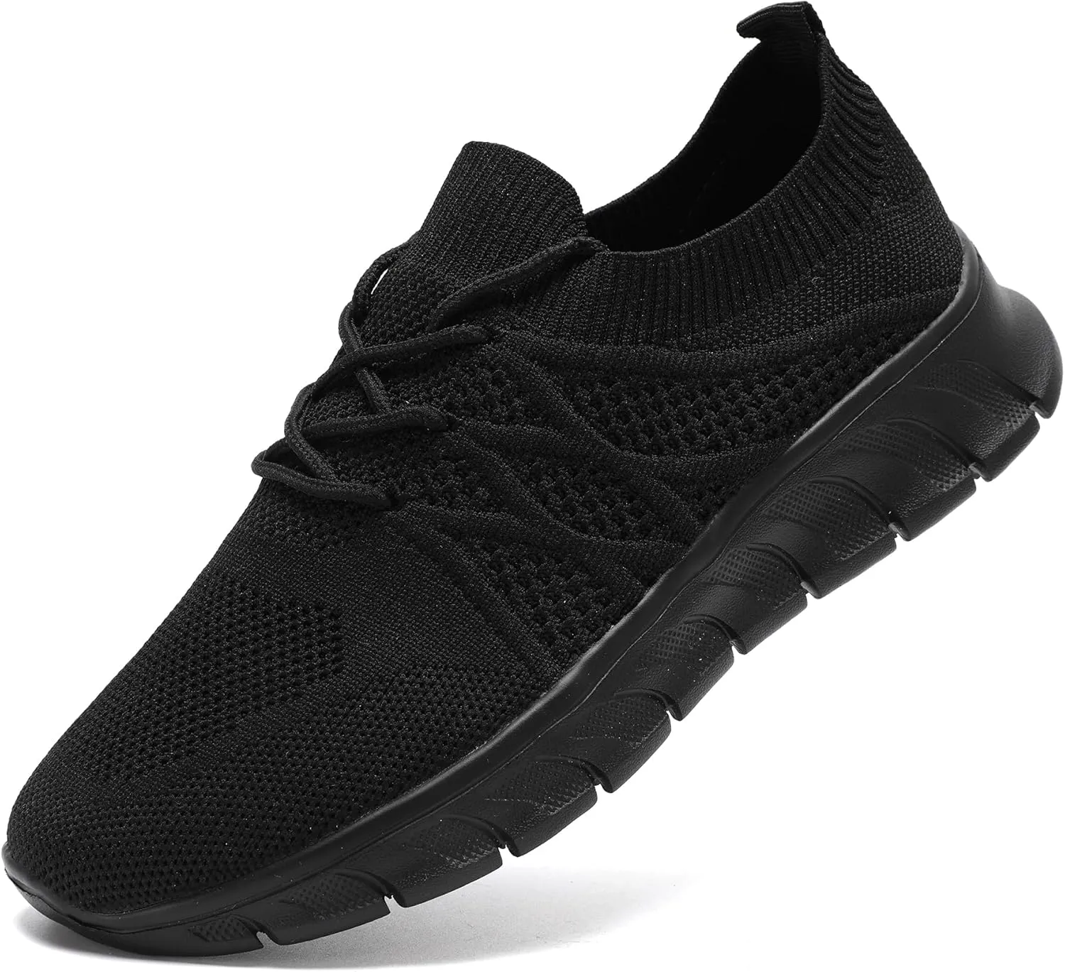 Womens Lightweight Road Running Shoes Slip On Walking Sneakers Suitable for Outdoor Sports Gym and Daily Wear All Day with Breathable Upper and Elastic Sole