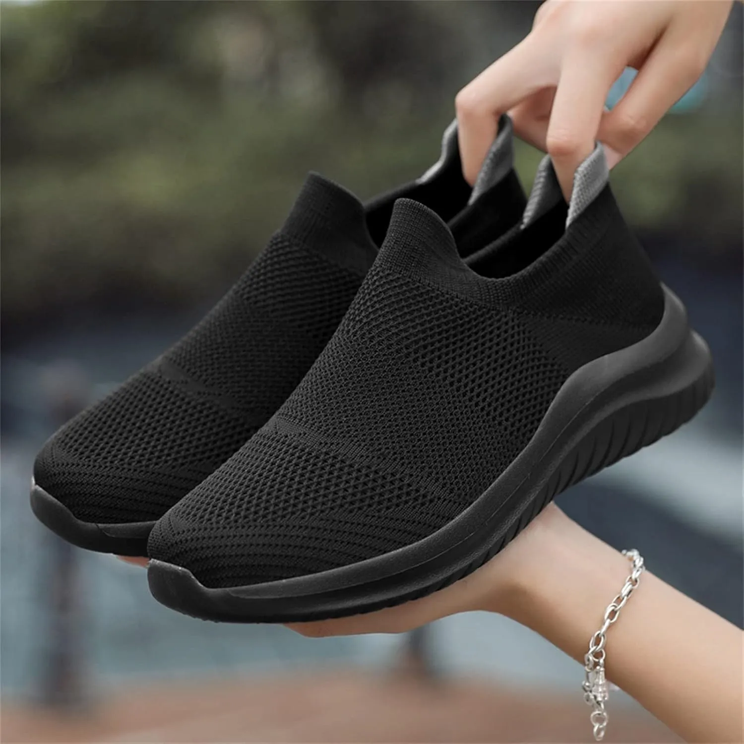 Women's Lightweight Slip On Walking Running Shoes Mens Dress Shoes Winter Casual Shoes Slip On Women Shoes Sneakers Red Tennis Shoe Casual Loafers