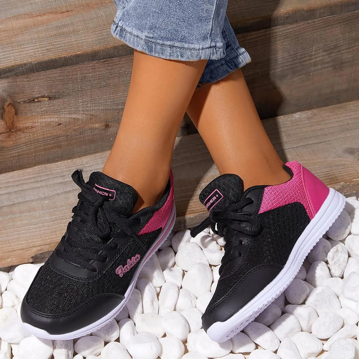 Women's Minimalist Walking Shoes Wide Toe Lace Up Mens Tennis Shoes Sports Woman Shoes Casual Fashion Sneakers 2025 Black Tennis Shoe Trainers Shoe