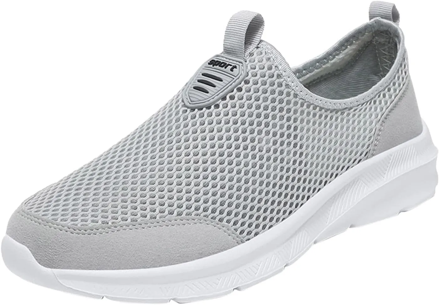 Womens Non Slip Work Shoes Slip On Water Resistant Womens Running Shoes Comfort White Casual Shoes Dress Sneakers White Tennis Shoe Cross Trainer Shoe