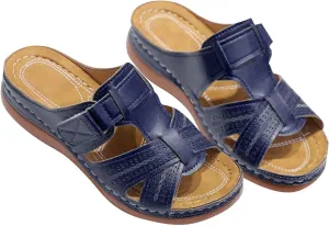 Womens Orthopedic Sandals with Arch Support Flip Flops Arch Support Comfortable Wedge Sandals Walking All Day Lightweight Orthopedic Sandals