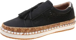Womens Running Shoes Arch Support Casual Shoes for Fall Dress Sneakers Running Sneakers Comfortable Memory Foam Black Tennis Shoe Trainers Shoe
