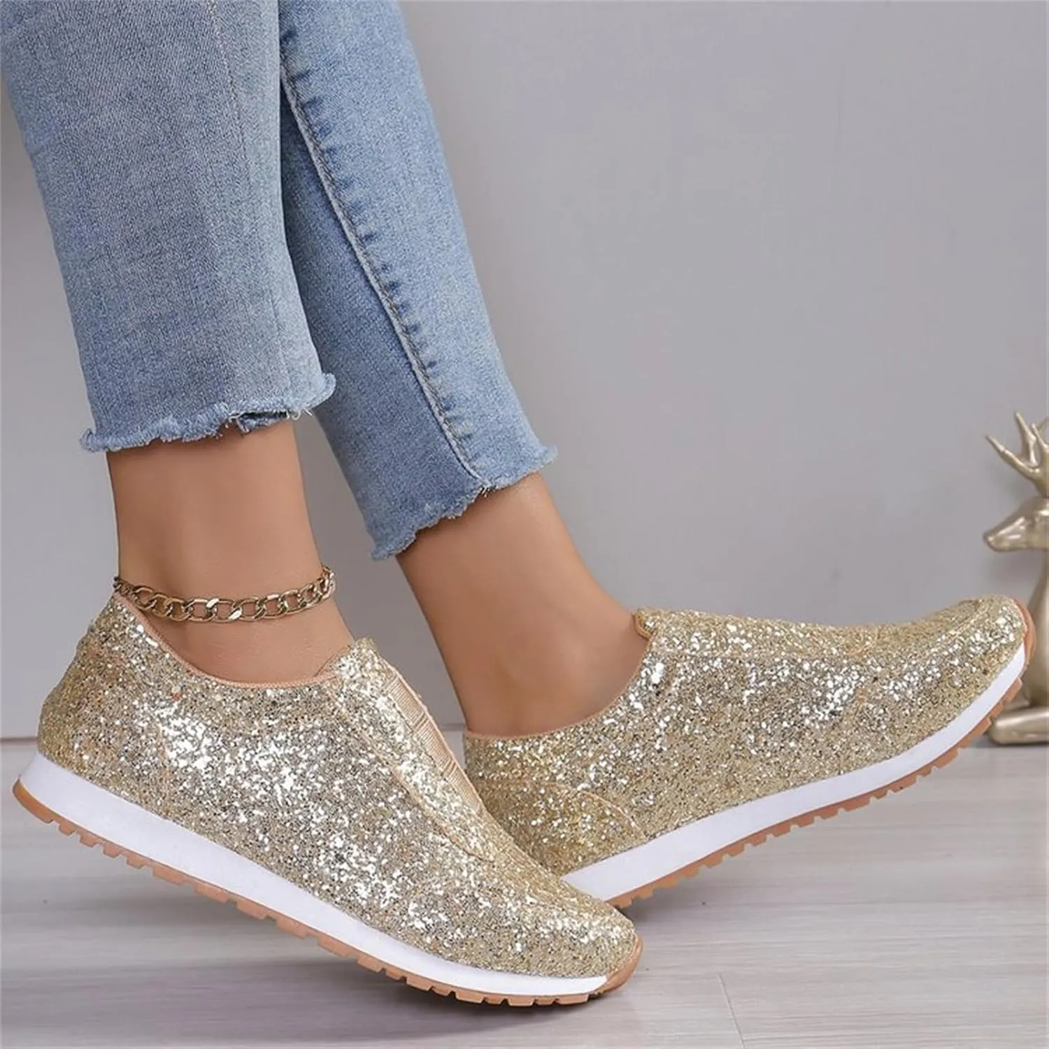 Womens Running Shoes Walking Men's Casual Dress Shoes Waterproof Sneakers Slip On Sneakers Walking Tennis Shoe Platform Tennis Shoe Cross Trainer Shoe