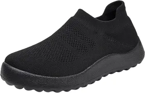 Womens Slip On Sneakers Women Walking Tennis Shoes Walking Shoes Women Cute Woman Shoes Casual Waterproof Sneakers Slip On Tennis Shoe Loafers Shoe