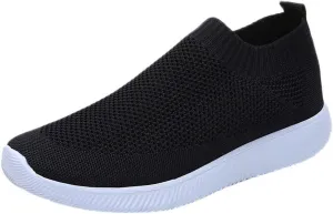 Womens Slip On Walking Shoes Non Slip Running Shoes Tennis Shoes Womens Dressy Casual Black Shoes Women Shoes Sneakers Slip On Tennis Shoe Casual Loafers