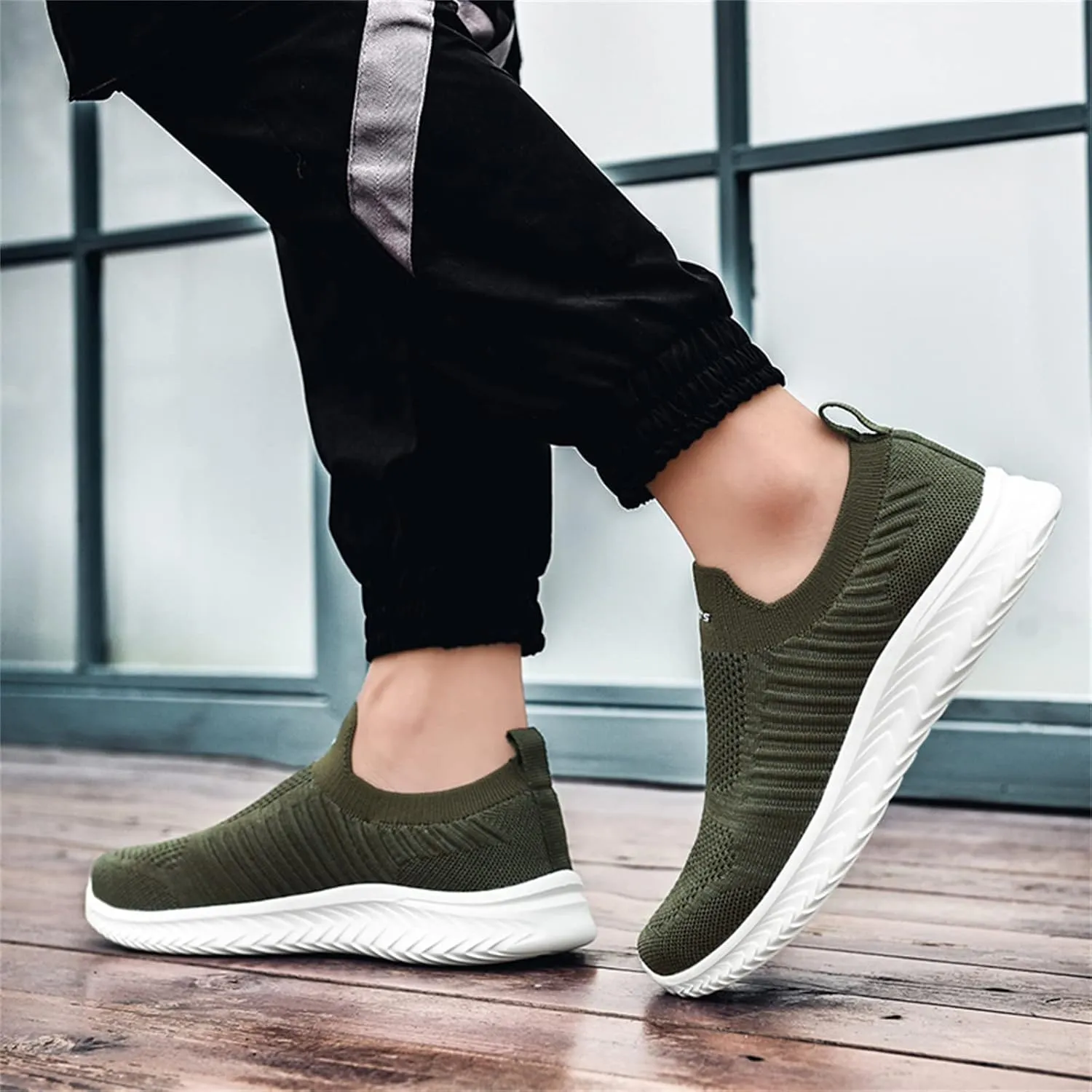 Women's Slip on Walking Shoes Tennis Lightweight Gym Running Shoes for Women Food Service Women's Shoes Casual High Top Sneakers White Tennis Shoe Loafers Shoe