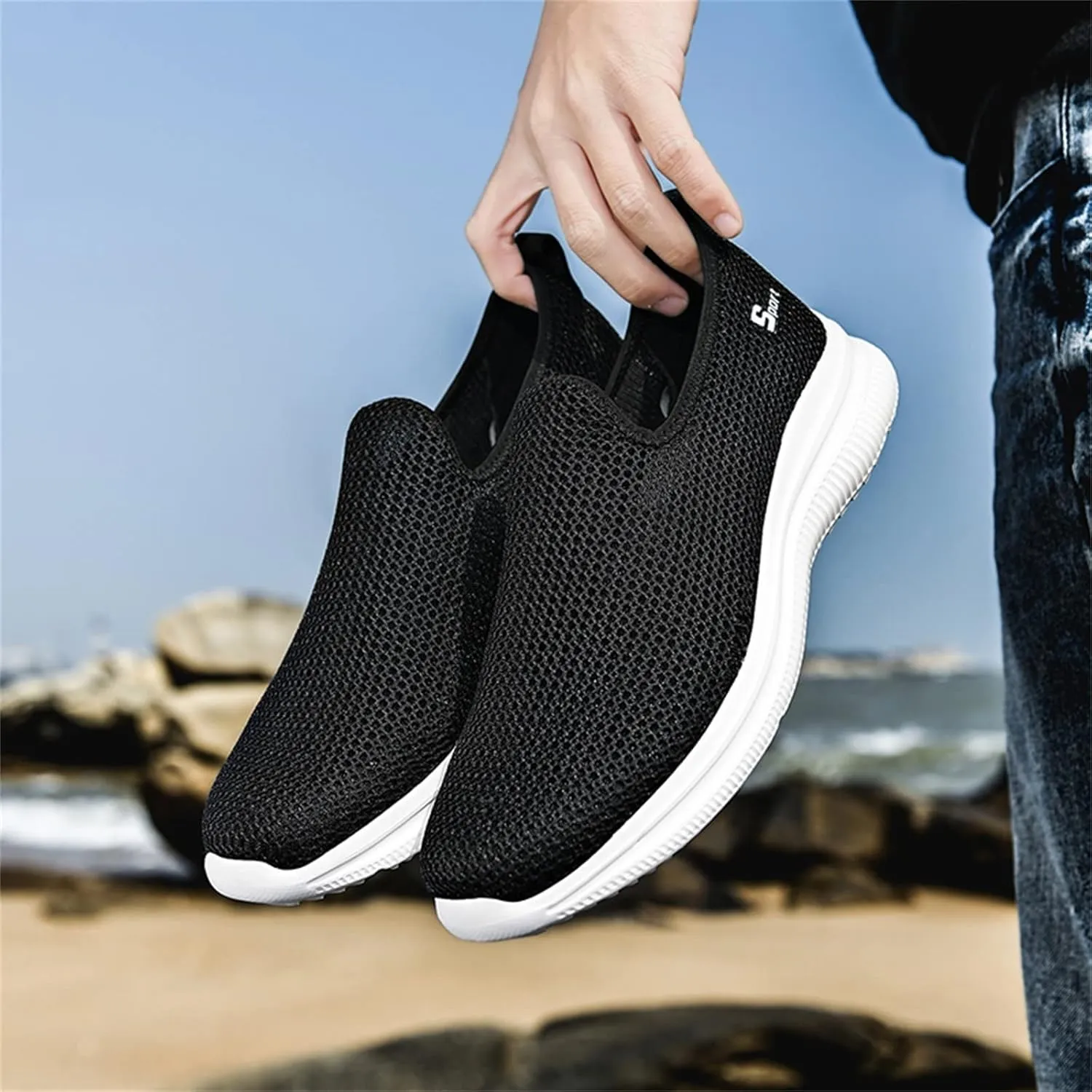 Women's Sneakers Athletic Sport Running Tennis Walking Shoes Tennis Shoes Men Wide Business Casual Shoes Waterproof Sneakers White Tennis Shoe White Loafers