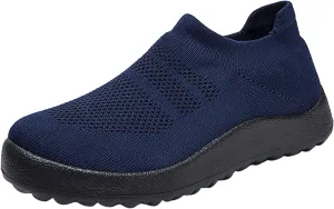 Womens Walking Shoes Wide Diabetic Shoes Running Shoes for Men Flat Feet Casual Black Shoes Black Platform Sneaker Slip On Tennis Shoe Loafers Shoe