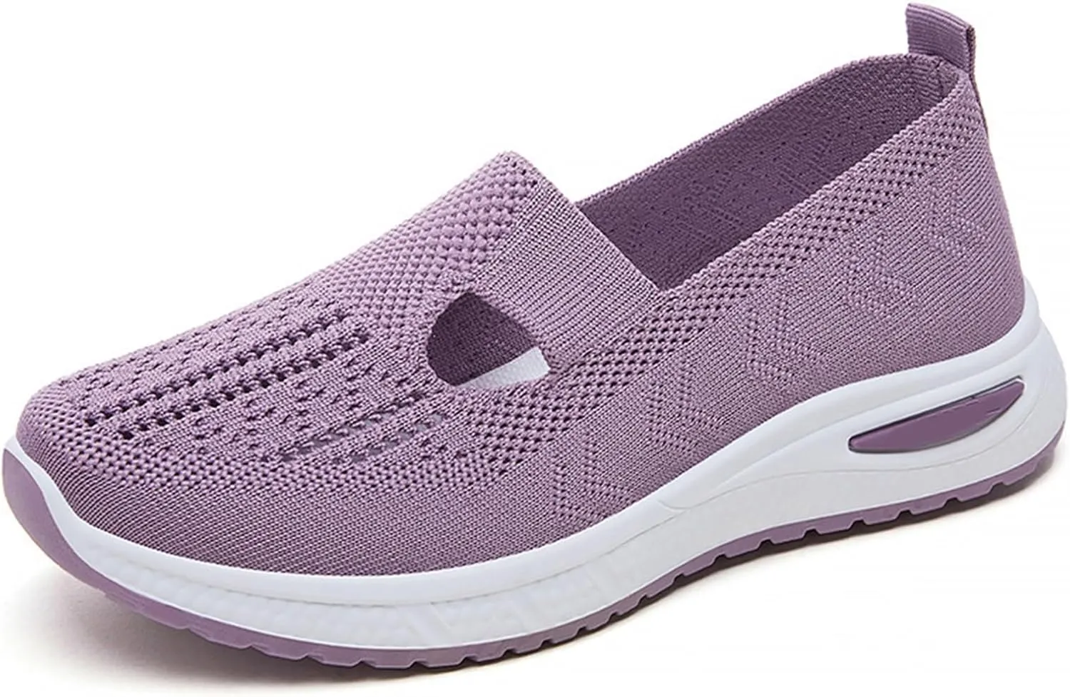 Women's Woven Orthopedic Breathable Soft Sole Tennis Shoes Men Mesh Casual Slip On Shoes Wedge Sneakers Black Tennis Shoe Loafers Casual Slip On