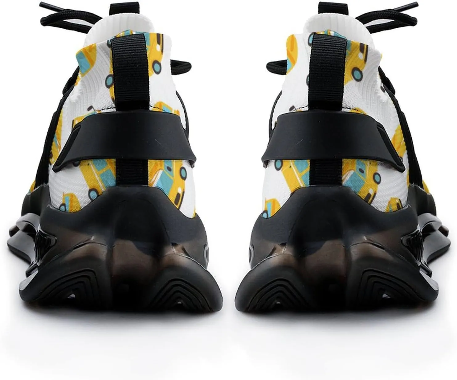 Yellow School Bus Men's Running Shoes Lightweight Walking Shoe Breathable Sneaker