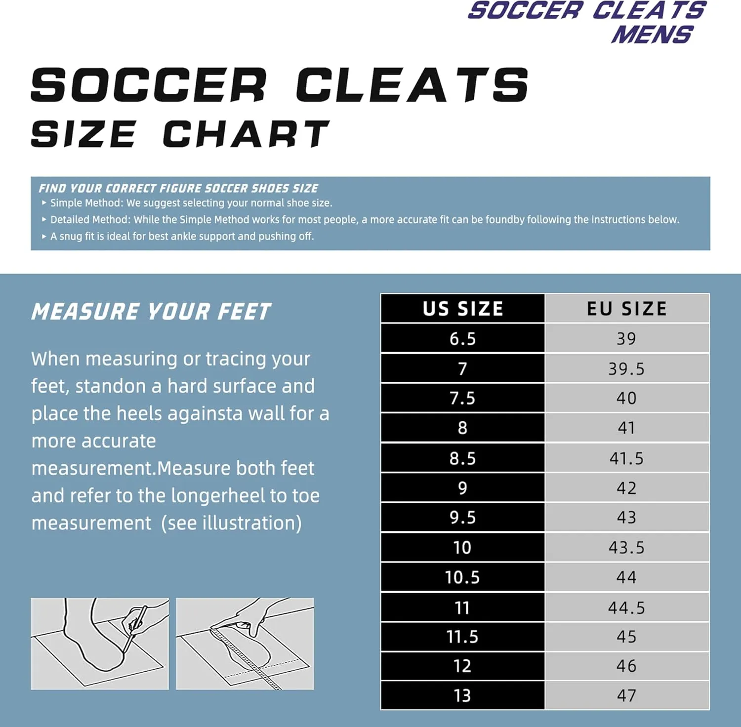 ZVC Soccer Cleats Mens Football Boots Soccer Shoes Outdoor Indoor Training Football Shoes for Youth Kids Big Boys